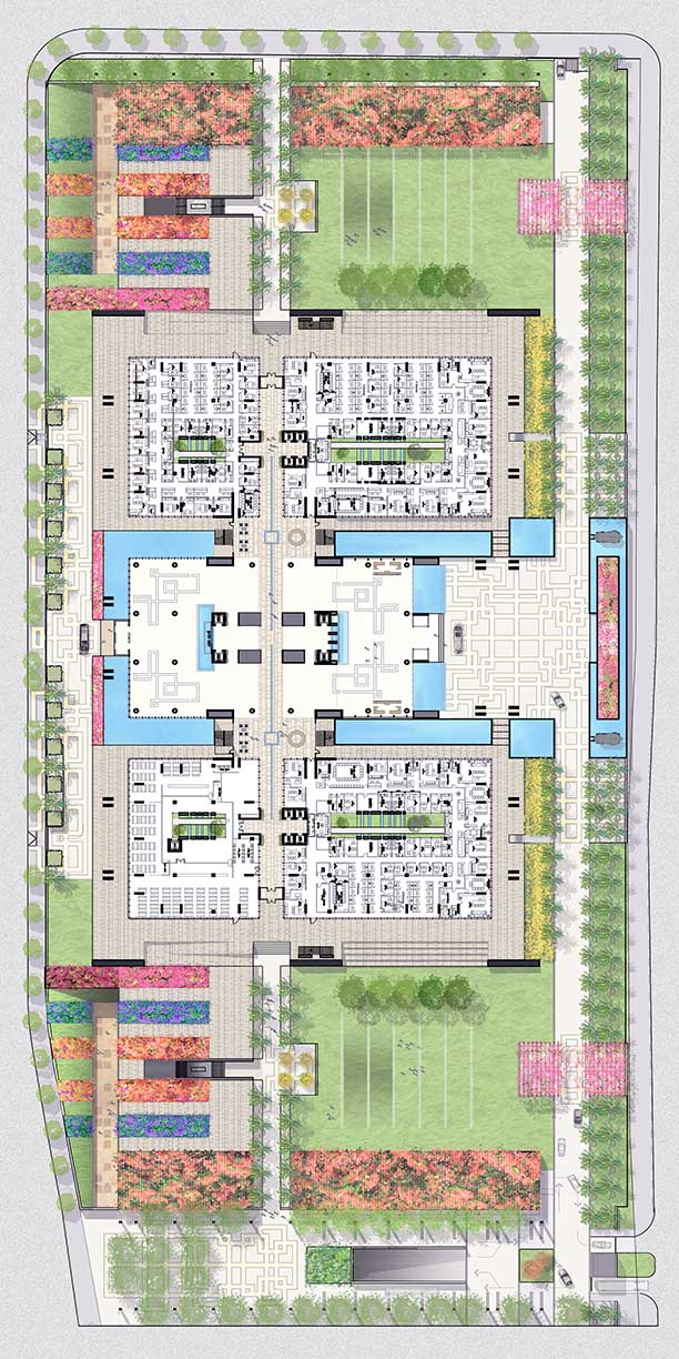 Jaypee Corporate Office - masterplan