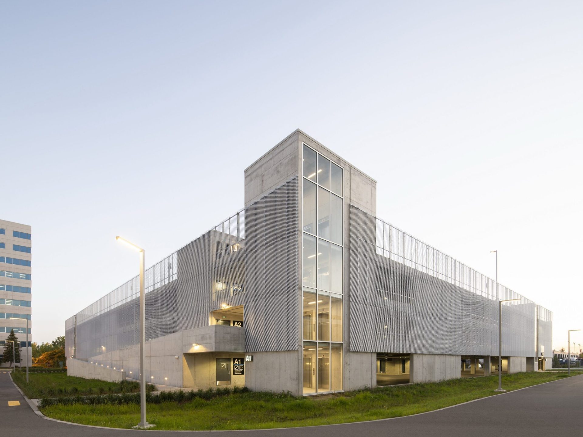 Stationnement étagé du Complexe 4 Glaces<br>2021</br>
